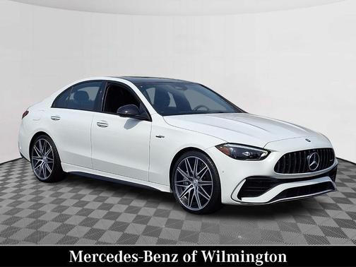 Polar White 2025 Mercedes-Benz AMG C 43 Base 4MATIC