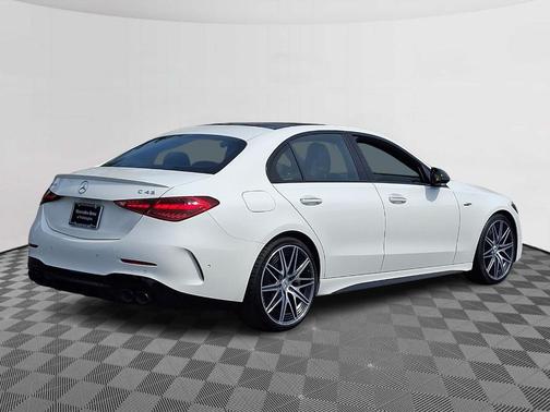 Polar White 2025 Mercedes-Benz AMG C 43 Base 4MATIC