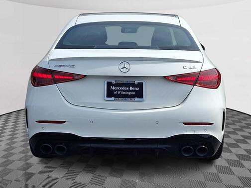 Polar White 2025 Mercedes-Benz AMG C 43 Base 4MATIC