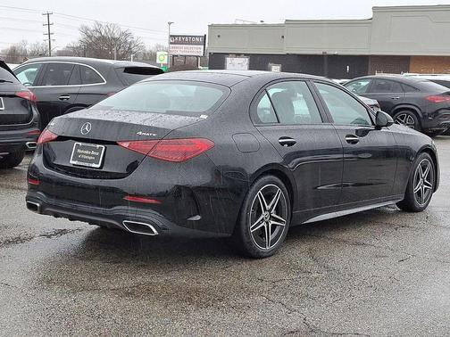 Black 2026 Mercedes-Benz C-Class C 300 4MATIC