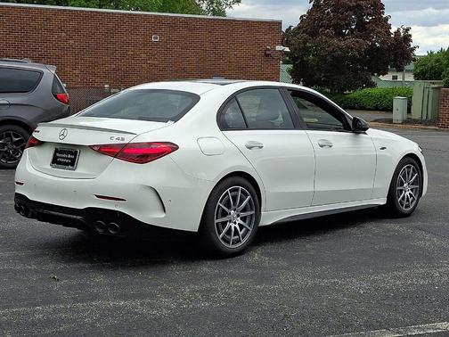 Polar White 2026 Mercedes-Benz AMG C 43 Base 4MATIC