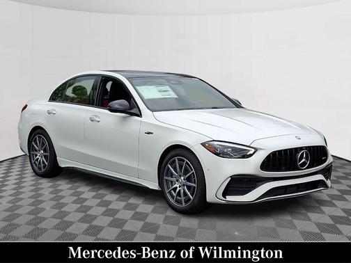 Polar White 2026 Mercedes-Benz AMG C 43 Base 4MATIC