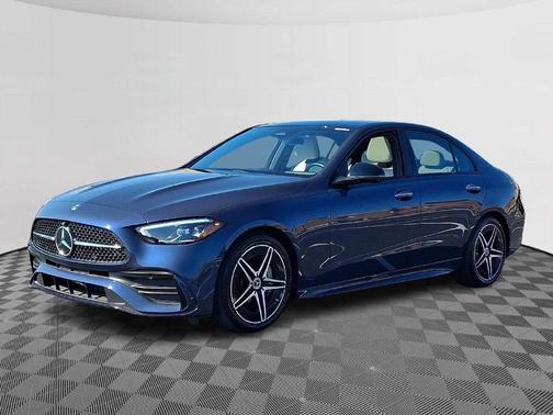 Twilight Blue Metallic 2024 Mercedes-Benz C-Class C 300 4MATIC