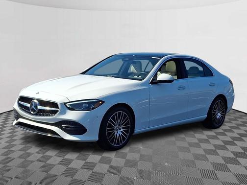 White 2026 Mercedes-Benz C-Class C 300 4MATIC