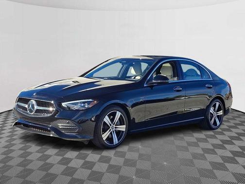 Black 2025 Mercedes-Benz C-Class C 300 4MATIC