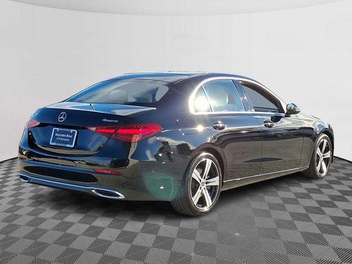 Black 2025 Mercedes-Benz C-Class C 300 4MATIC