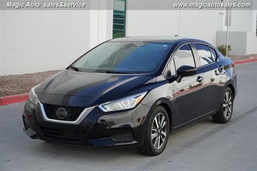 Super Black 2021 Nissan Versa 1.6 SV