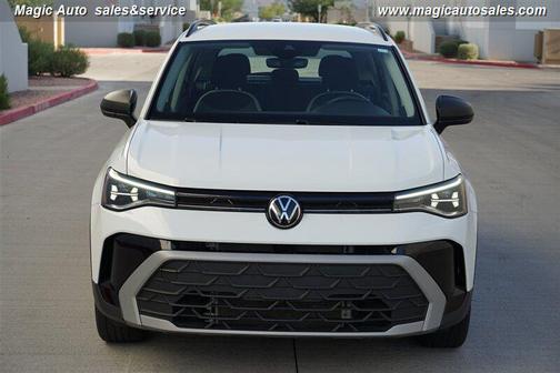 Pure White 2025 Volkswagen Taos 1.5T S