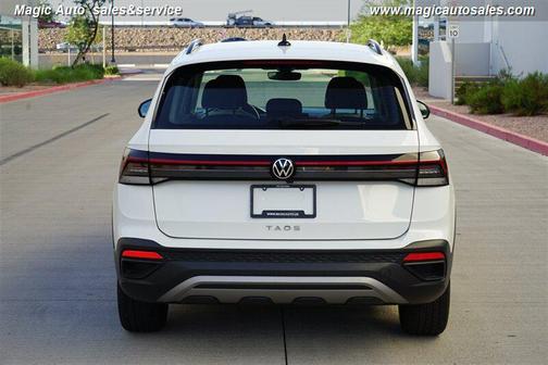 Pure White 2025 Volkswagen Taos 1.5T S