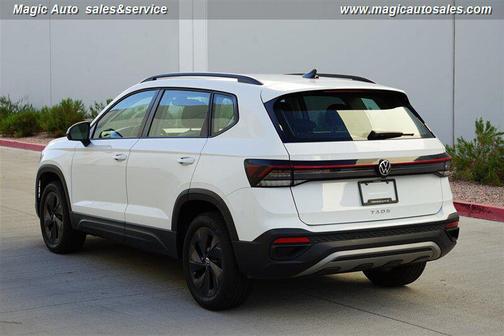 Pure White 2025 Volkswagen Taos 1.5T S