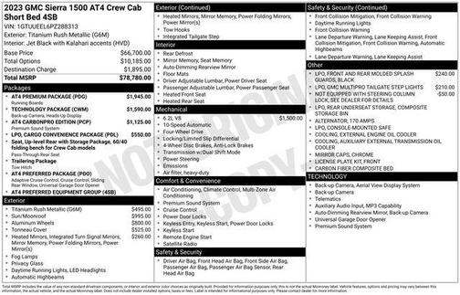 2023 GMC Sierra 1500 AT4