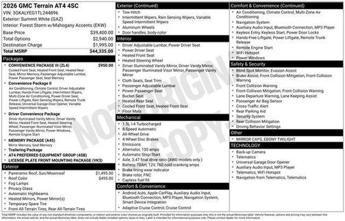 2026 GMC Terrain AWD AT4