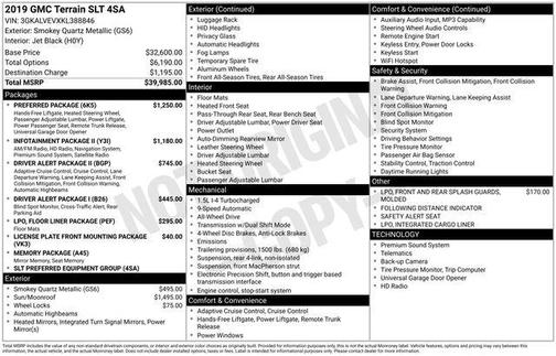 2019 GMC Terrain SLT