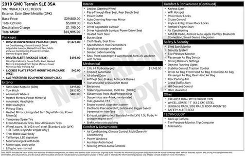 2019 GMC Terrain SLE
