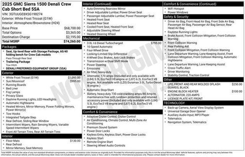 2025 GMC Sierra 1500 Denali