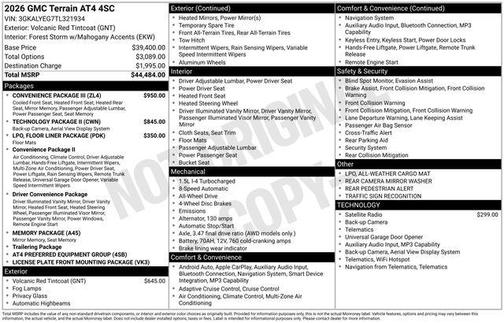 2026 GMC Terrain AWD AT4