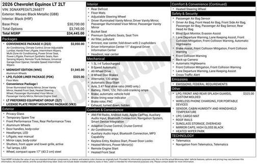 2026 Chevrolet Equinox 1LT