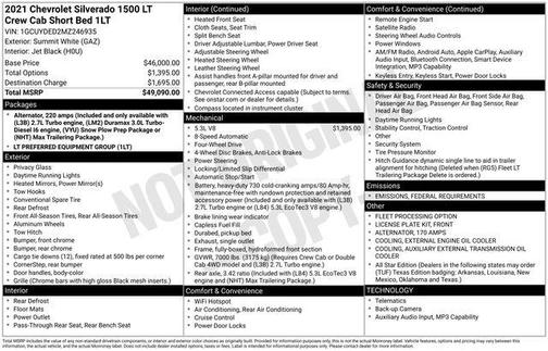 2021 Chevrolet Silverado 1500 LT