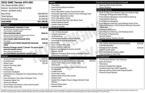 Quicksilver Metallic 2022 GMC Terrain AWD AT4