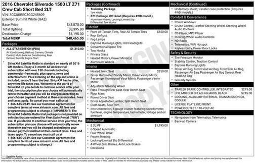 2016 Chevrolet Silverado 1500 2LT