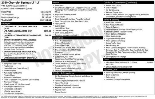 2020 Chevrolet Equinox 1LT