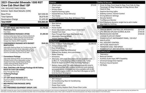 Satin Steel Metallic 2021 Chevrolet Silverado 1500 RST