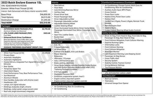 2023 Buick Enclave Essence AWD