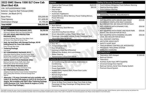 2022 GMC Sierra 1500 SLT