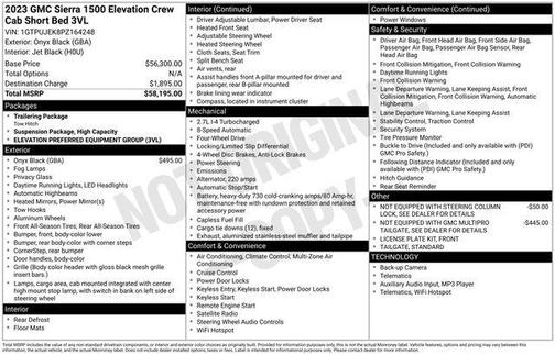 2023 GMC Sierra 1500 Elevation