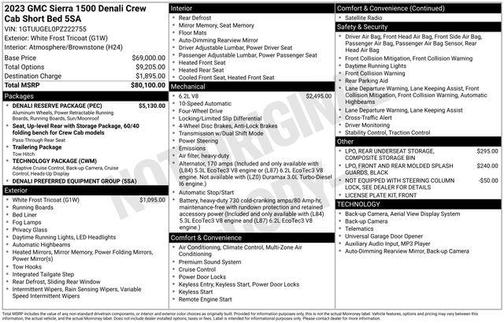 2023 GMC Sierra 1500 Denali