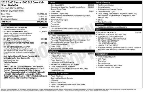 2020 GMC Sierra 1500 SLT