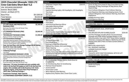 2025 Chevrolet Silverado 1500 LTZ