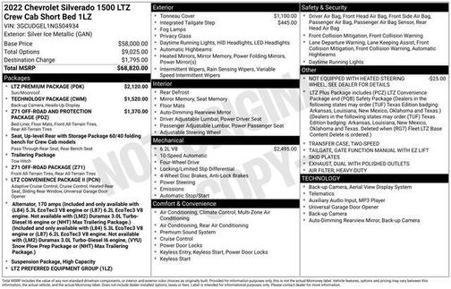 2022 Chevrolet Silverado 1500 LTZ