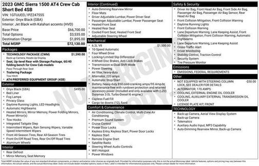 2023 GMC Sierra 1500 AT4
