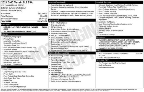 2024 GMC Terrain SLE