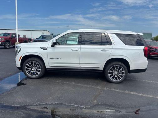White Frost Tricoat 2025 GMC Yukon Denali