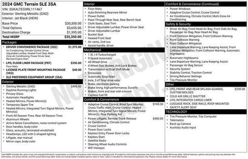 2024 GMC Terrain SLE