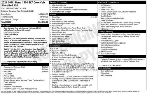 2021 GMC Sierra 1500 SLT