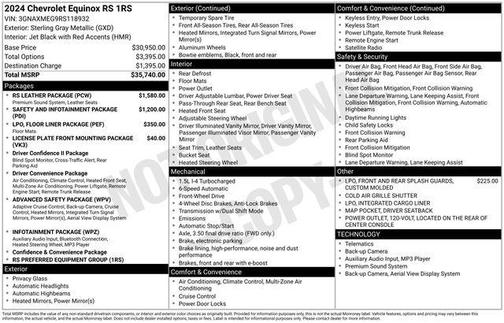 2024 Chevrolet Equinox FWD RS