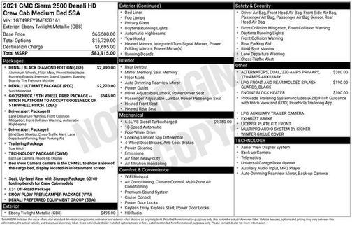 2021 GMC Sierra 2500 Denali