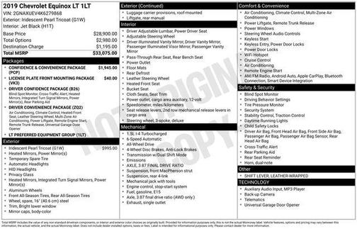 2019 Chevrolet Equinox 1LT