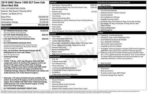2019 GMC Sierra 1500 SLT