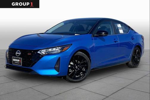 Electric Blue Metallic/Super Black 2025 Nissan Sentra SR