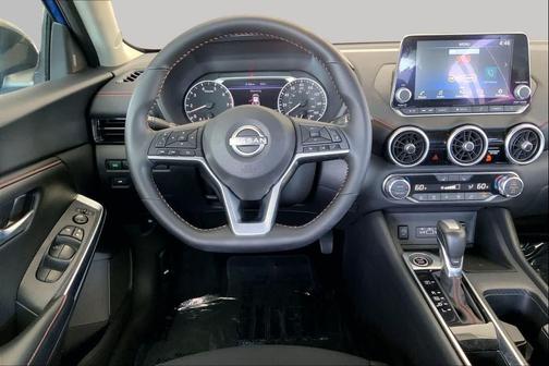 Electric Blue Metallic/Super Black 2025 Nissan Sentra SR