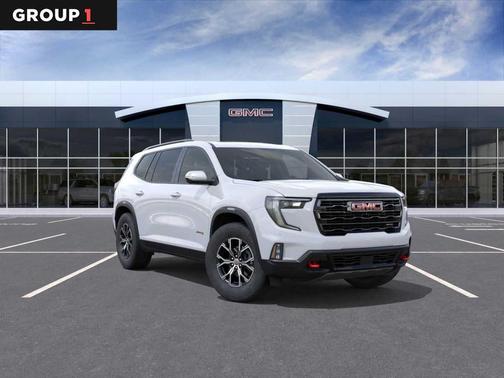 White 2026 GMC Acadia AT4 AWD