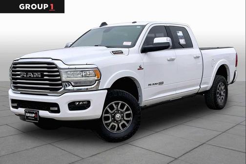 Bright White Clearcoat 2022 RAM 2500 Longhorn Truck