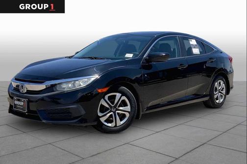 Crystal Black Pearl 2017 Honda Civic LX