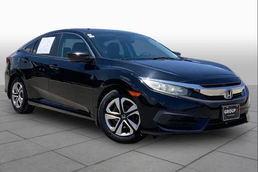 Crystal Black Pearl 2017 Honda Civic LX