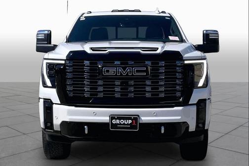 White Frost Tricoat 2025 GMC Sierra 2500 Denali Ultimate