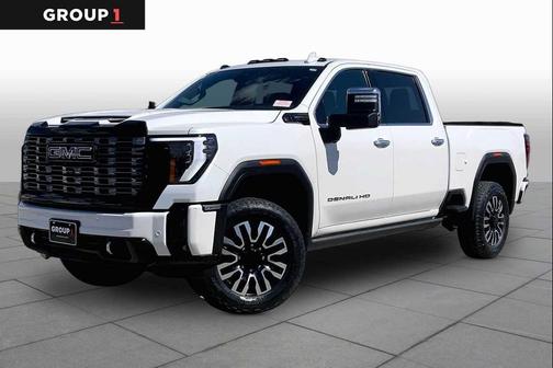 White Frost Tricoat 2025 GMC Sierra 2500 Denali Ultimate